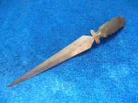 Dýka vyrobena ze střepiny dělostřeleckého granátu 1 sv.válka Dýka vyrobena ze střepiny dělostřeleckého granátu 1 sv.válka