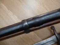 Puška Kropáček M1886 s bodákem