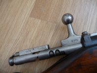 Puška Kropáček M1886 s bodákem