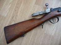 Puška Kropáček M1886 s bodákem