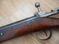 Puška Kropáček M1886 s bodákem