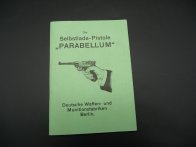 Manuál k pistoli P08 - reprit Manuál k pistoli P08 - reprit