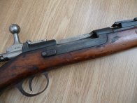 Puška Kropáček M1886 s bodákem