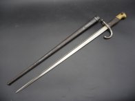 Francouzský bodák Gras 1874 upraven na Gewehr 1888 Francouzský bodák Gras 1874 upraven na Gewehr 1888