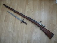 Puška Kropáček M1886 s bodákem